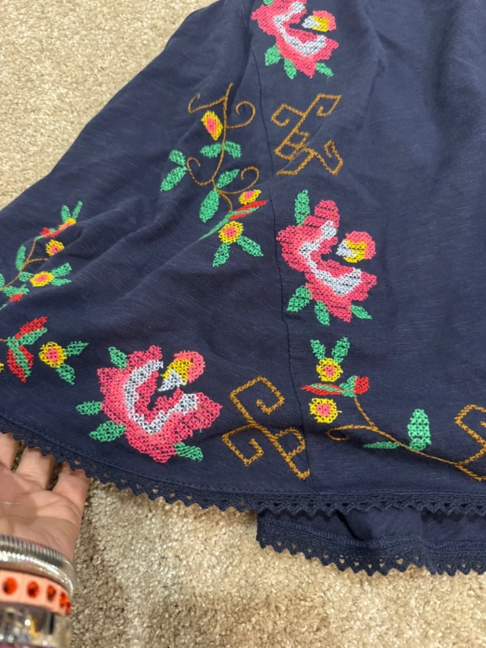 Free People navy tank